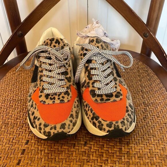 White Raven Loyal leopard print platform sneaker 6 - Picture 4 of 13